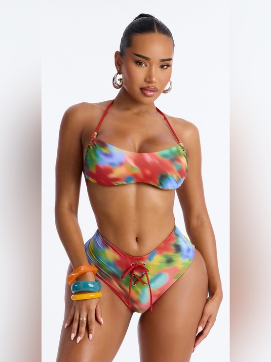 Fashion Nova Other - Fashion Nova Falling For You 2 Piece Halter Bikini-Red❤️
